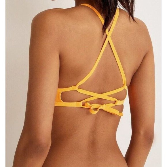 SPEEDO Eco Endurance High Swim Bikini Set Orange ( M ) - Picture 2 of 6